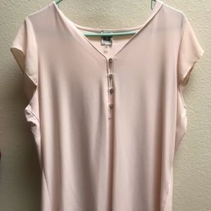 Women’s XL Anne Klein Pink Blouse